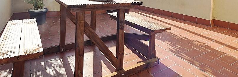 Terraços As coberturas em terraço podem ser acessíveis, permitindo o aproveitamento do espaço exterior dos edifícios.