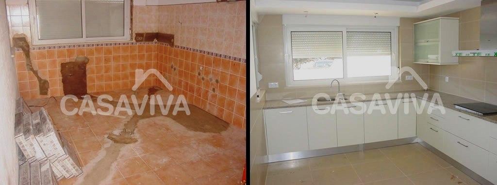 Portfólio, Remodelação de Cozinha - Antes e Depois, Remodelação de