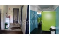 Remodelação de Instalação Sanitária em Escola, incluindo a aplicação de painéis fenólicos