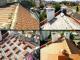 Aplicação do novo revestimento do telhado em telha marselha.