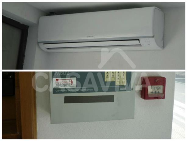 Em estabelecimentos desta natureza  fundamental existirem equipamentos de ar condicionado e sistemas para segurana dos utentes.