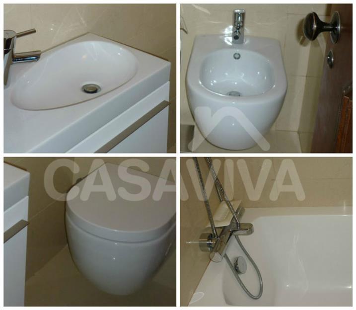 Foram instalados equipamentos sanitrios modernos e com a qualidade pretendida para conferir a funcionalidade exigida a este tipo de diviso.